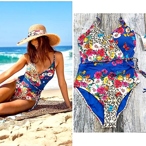 Johnny Was Other - NWT Johnny Was Fleur Braided Wrap One Piece Swimsuit